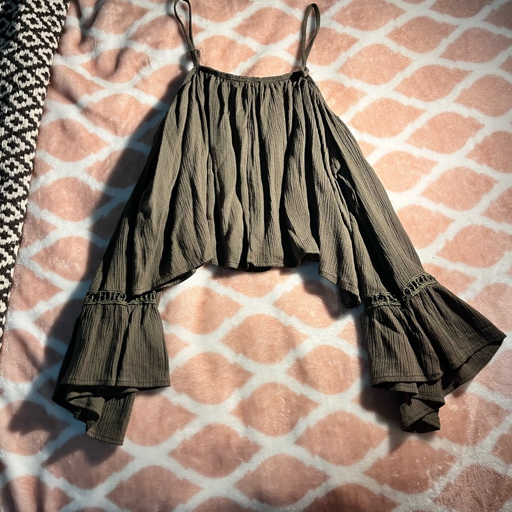 blouse cute crop top